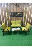 UFUK HOME Linda 2 1 1 Sehpa Bahçe Takımı, Balkon Mobilyası, Şık Ve Rahat Balkon Bahçe Mobilyaları Koltuk thumbnail 2