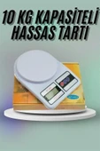 Mutfak Tartısı Dijital Göstergeli Hassas Tartı 10 Kg Kapasiteli thumbnail 2