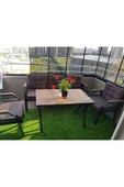 UFUK HOME Kavacık 3+1+1+masa Bahçe Mobilyası, Balkon Çay Seti, Bahçe Koltuk Takımı thumbnail 6