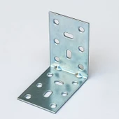 Mobilya (50 ADET) Eşya Dolap Duvara Sabitleme Köşebent Bağlantı Aparatı L Demiri Gönye 40x60x60 Mm thumbnail 1