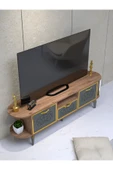 Tv Sehpası Mira 5030 Atlantik Gold 160 Cm 35 Cm 50 Cm thumbnail 6