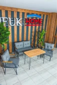 UFUK HOME Zeyd 211 Masalı Gri Fermuarlı Bahçe Balkon Takımı, Salon - Metal Kanepe Koltuk Takımı thumbnail 1