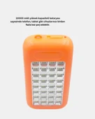 Solar Powerbank 10000 mAh LED Kamp Lambalı Taşınabilir Şarj Cihazı thumbnail 5