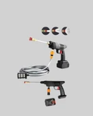 21V Akülü Basınçlı Yıkama Makinesi Çift Akülü ve Hızlı Şarj Özellikli thumbnail 2