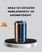 Aromaterapili Araç İçi Difüzör USB Bağlantılı ve Yıldız Işıklı thumbnail 1