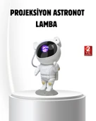 Bluetooth Müzikli Astronot Projeksiyon Lambası Yıldız ve Ay Efektli thumbnail 1