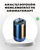 Araç İçi Difüzör Yıldız Projeksiyonlu ve Aromaterapi Özellikli thumbnail 1
