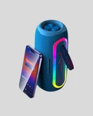 Taşınabilir Mini Bluetooth Hoparlör Güçlü Ses ve Şık Kırmızı Tasarım thumbnail 2