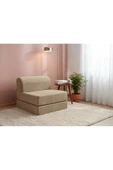 UFUK HOME Relaxo Berjer Koltuk Açılabilir Yataklı Koltuk - Tv Koltuk & Aktivite Koltuk Bej thumbnail 3