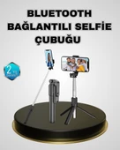 Bluetooth Selfie Çubuğu – Kablosuz, Hafif ve Yüksek Çözünürlüklü Çekim İçin thumbnail 1