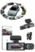 Video ve Fotoğraf Kaydedici Sürüş Kamerası Ön ve Arka Çift Kameralı thumbnail 3