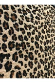 Yapışkanlı Tüylü Leopar Kumaş Ayakkabı Çanta Araç İçi Döşeme ve Hobi Ürünleri ( 21 x 30 cm ) thumbnail 3