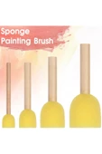 1 Paket - 4'lü Tampon Sünger Boya Süngeri thumbnail 5