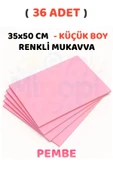 Pembe Renkli Mukavva 36 Adet 35x50 cm Sert Karton Mukavva thumbnail 1