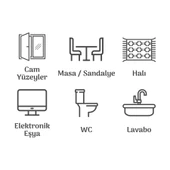 Paddlers Easy Clean Lotus Çiçeği Yüzey Temizlik Havlusu 6x100 (600 Yaprak) thumbnail 4