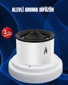 3D Alev Işıklı Aromaterapi Makinesi – 360 ml Su Kapasiteli Sessiz Difüzör thumbnail 1