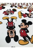 Yapışkanlı Mickey Mouse Suni Deri  Kutu Kılıf Cüzdan Anahtarlık Kaplama  21x30 cm thumbnail 4