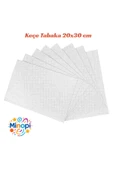Beyaz Keçe Tabaka 10'lu Paket 20x30 cm - 1.5 mm Kalınlık thumbnail 1