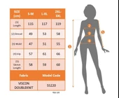 Kadın Uzun Kollu önden Fermuarlı Maxi Viskon Iki Iplik Elbise thumbnail 4