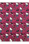 Yapışkanlı Hello Kitty'li Suni Deri  Kutu Kılıf Cüzdan Anahtarlık Kaplama  21x30 cm thumbnail 2