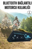 İnterkom Intercom Kask Kulaklık Bt22 Bluetooth Motosiklet Kulaklık 5.0 Bluetooth thumbnail 2