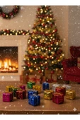 120 Cm Yılbaşı Çam Ağacı Seti | RGB Peri Led Işıklı Ve Yılbaşı Süsleri Paketi | Kar Spreyi | Noel thumbnail 3