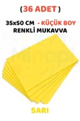 Sarı Renkli Mukavva 36 Adet 35x50 cm Sert Karton Mukavva thumbnail 1
