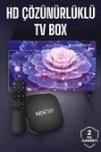 TV Box Android Uyumlu 4 Çekirdekli WİFİ Bağlantılı 4K thumbnail 2