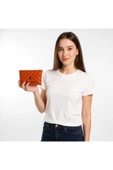 Kapitone Mini Kartlık Cüzdan  Para Kesesi Kart Tutucu Çıtçıtlı Model 10x7 cm thumbnail 1