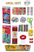 Kreş Anasınıfı Anaokulu Okul Kırtasiye Seti Okula Dönüş Seti 16 Parça Okul Seti - Fatih Marka thumbnail 1