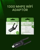 USB 3.0 Wireless Adaptör – 2.4GHz & 5GHz Destekli thumbnail 1