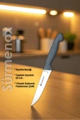 Sürmene Gri Serisi Mutfak Bıçak Seti Et Ekmek Sebze Meyve Bıçağı 4 Lü Set Günlük Kullanım HDS-109 thumbnail 2