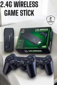 Atari Oyun Konsolu 2000 Oyunlu Game Stick 2.4G Wireless thumbnail 2