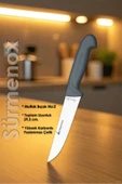 Sürmene Gri Serisi Mutfak Bıçak Seti Yüzme Sıyırma Kasap Et Ekmek Sebze Bıçağı 3 Lü Set HDS-104 thumbnail 2