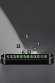Araç İçi Numaratör Numaralık Torpido Üstü Açılır Kapanır Telefon Numarası Bırakma thumbnail 3