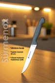 Sürmene Gri Serisi Mutfak Bıçak Seti Et Ekmek Sebze Meyve Bıçağı 4 Lü Set Günlük Kullanım HDS-109 thumbnail 3