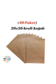 40 Paket Kraft Kağıt 90 gr Saman Kağıt 20x30 Paketi 100'lü thumbnail 1