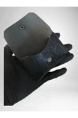 Simli Mini Kartlık Cüzdan  Para Kesesi Kart Tutucu Çıtçıtlı Model 10x7 cm thumbnail 4