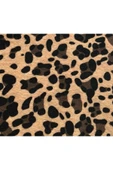 Kendinden Yapışkanlı Tüylü Leopar Kumaş Ayakkabı Çanta Araç İçi Döşeme Hobi Ürünleri 21 x 30 cm thumbnail 4