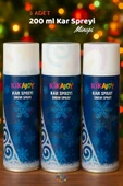 3'lü Kar Spreyi 200 ml Büyük Boy Düğün, Kına, Parti, Bekarlığa Veda, Snow Spray thumbnail 1