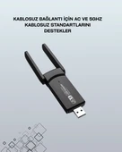 USB 3.0 Wireless Adaptör – 2.4GHz & 5GHz Destekli thumbnail 2
