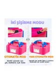 Çift Çıkışlı Balon Şişirme Makinası, Elektrikli Balon Pompası Pembe Mavi thumbnail 1
