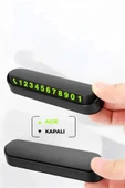 Araç İçi Numaratör Numaralık Torpido Üstü Açılır Kapanır Telefon Numarası Bırakma thumbnail 4