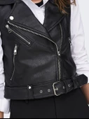15239240 ONLVERA FAUX LEATHER WAISTCOAT OTW NOOS thumbnail 5
