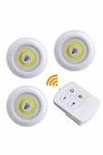 Kablosuz Pilli Işıldak  Masa Lambası Mutfak Tezgah Altı Banyo Dolabı Dolap İçi thumbnail 3