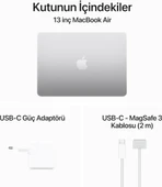 MacBook Air M3 8 GB 256 GB SSD 13.6" MRXQ3TU/A Gümüş Outlet (Açıklamayı Okuyunuz) thumbnail 5