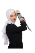 İSTANBULSTYLEMODA Filistin Zaytin Ve Filistin Bayrak Baskılı Şal ,Unisex AYN2408 thumbnail 4