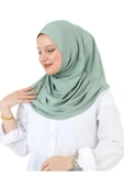 FLORA TEKSTİL Hazır Türban Pratik Eşarp Tesettür Hijab Hazır Giyim Türban Yumuşak Başörtü Şal THB7225 thumbnail 2