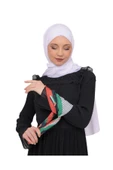 İSTANBULSTYLEMODA Filistin Bayrak Çizgili Filistin Şal Kefiye Küçük Filistin Bayraklar Fular AYN2408 thumbnail 5