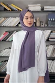 Sweet Notes Kaliteli Medine Ipeği Şal Lavanta Lila 190 X70 Sal2306 thumbnail 3